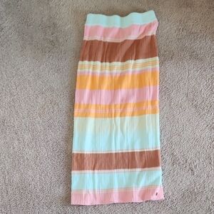 Roxy Multicolor Striped Casual Skirt